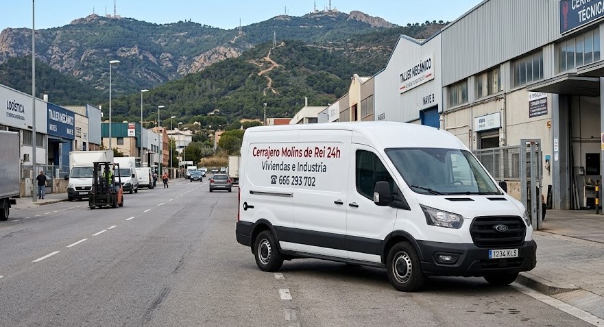 Furgoneta Cerrajero Molins de Rei Barcelona